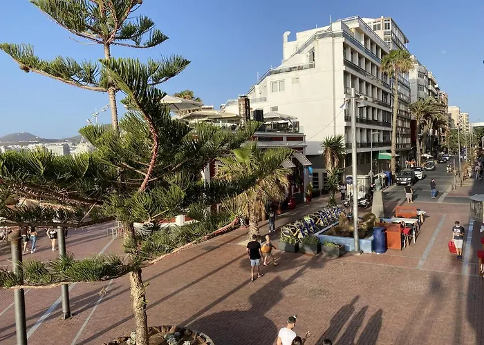 Vista Dorada Al Mar Balcon-wifi By Canariasgetaway Semesterbostad *